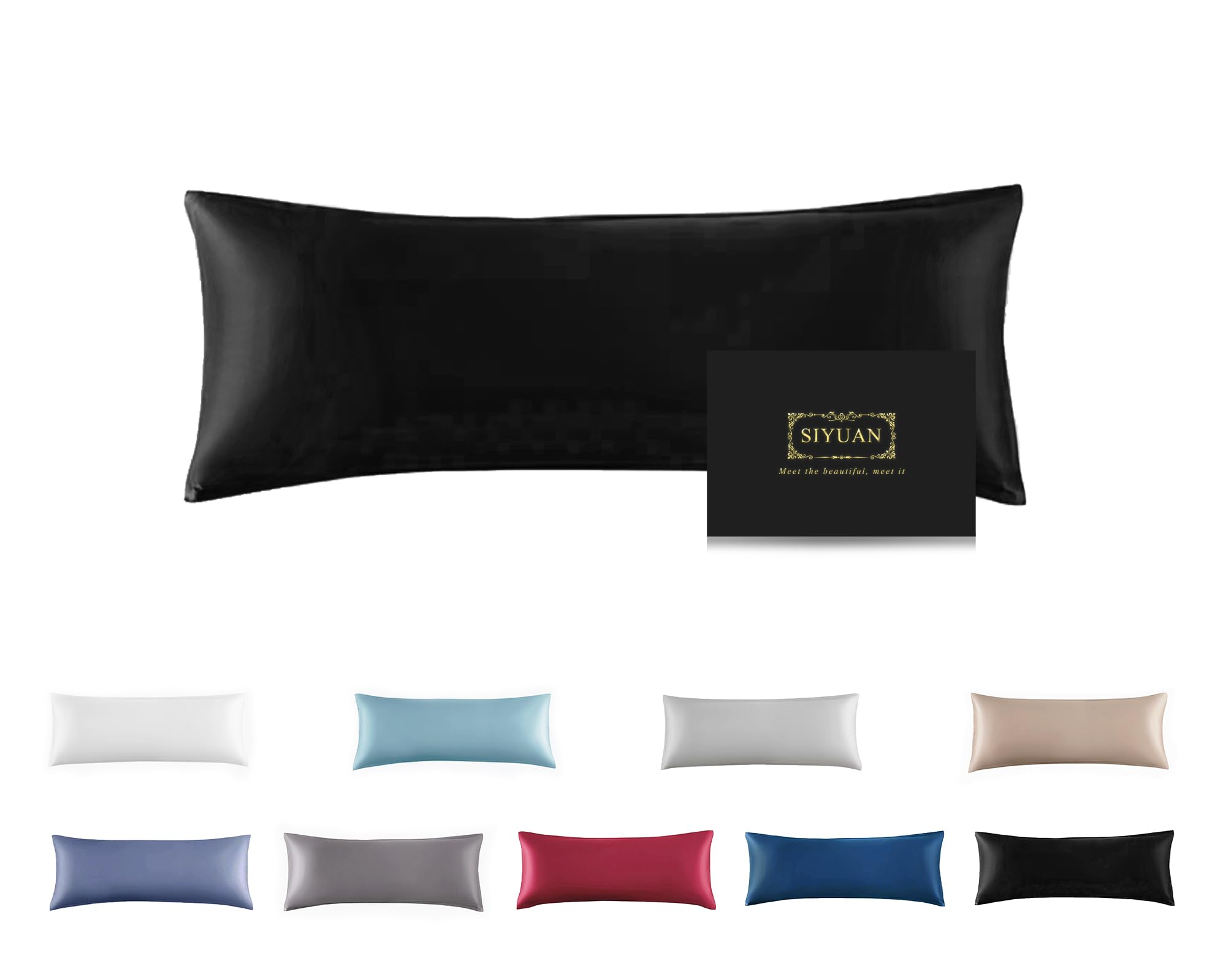 Mulberry Silk Pillowcase for Hair and Skin - Cooling Silk Pillow Case with Hidden Zipper, Allergen Proof Dual Sides Soft Breathable Smooth Silk Pillow Cover for Women (Aqua Blue)