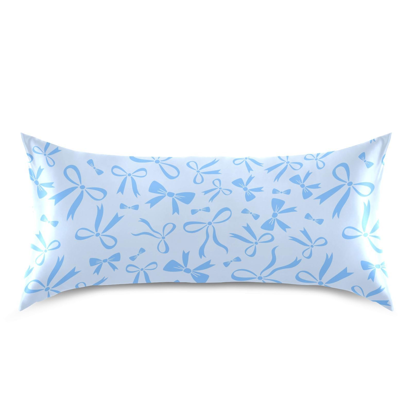 Shark Pink Print Pillow Covers Silk Pillowcase for Hair and Skin Soft and Smooth Cooling Satin Pillowcase Standard Size Pillow Case for Hot Sleepers, Night Sweats Women Bed (20x26 Inch)