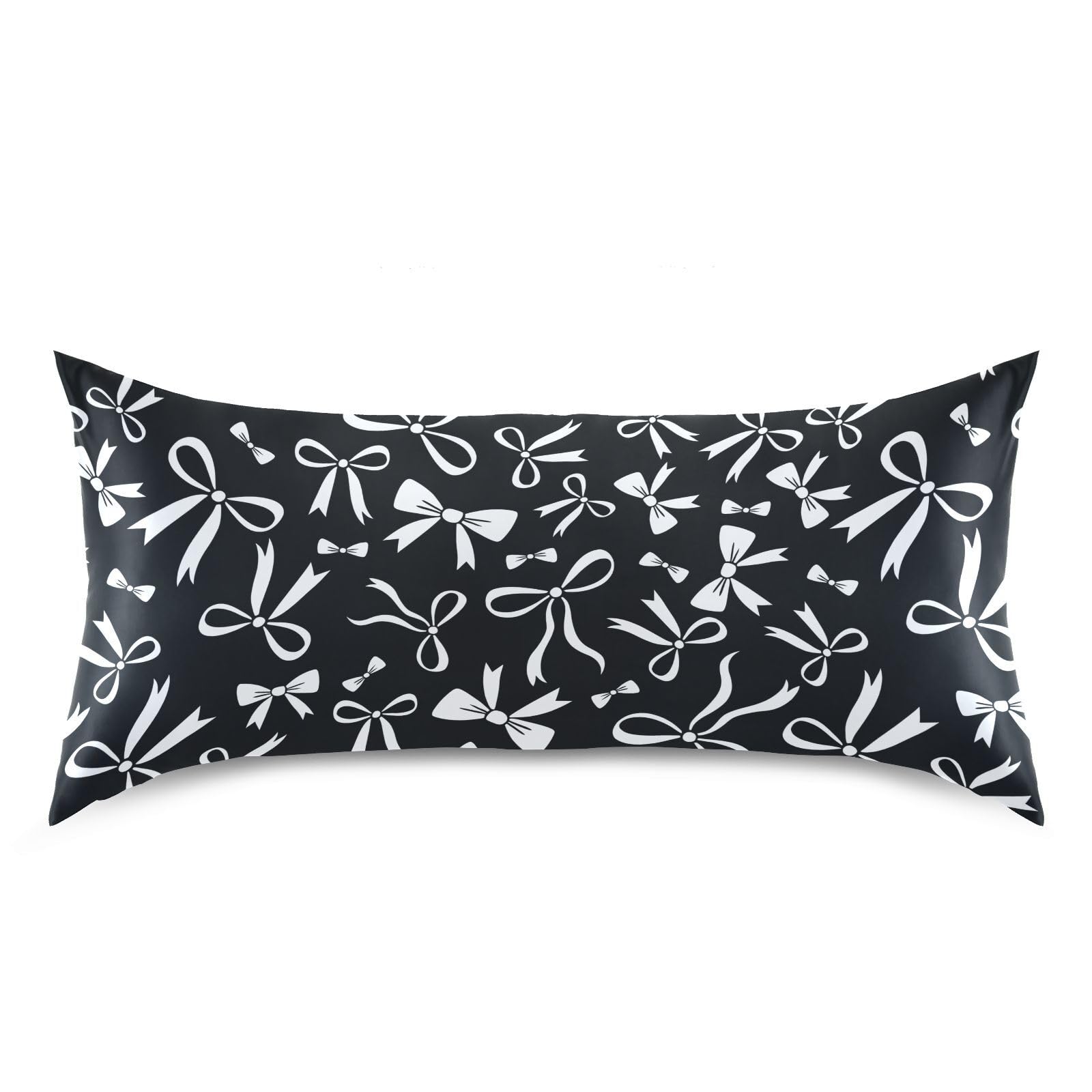 Shark Pink Print Pillow Covers Silk Pillowcase for Hair and Skin Soft and Smooth Cooling Satin Pillowcase Standard Size Pillow Case for Hot Sleepers, Night Sweats Women Bed (20x26 Inch)