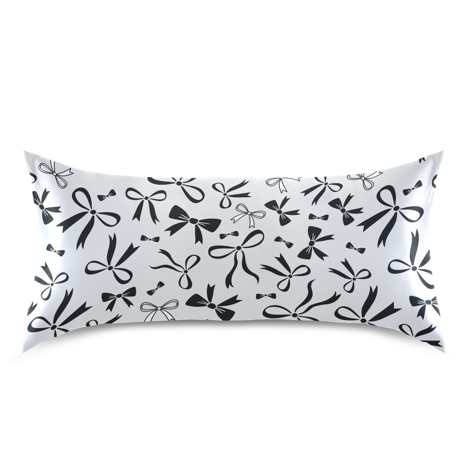 Shark Pink Print Pillow Covers Silk Pillowcase for Hair and Skin Soft and Smooth Cooling Satin Pillowcase Standard Size Pillow Case for Hot Sleepers, Night Sweats Women Bed (20x26 Inch)