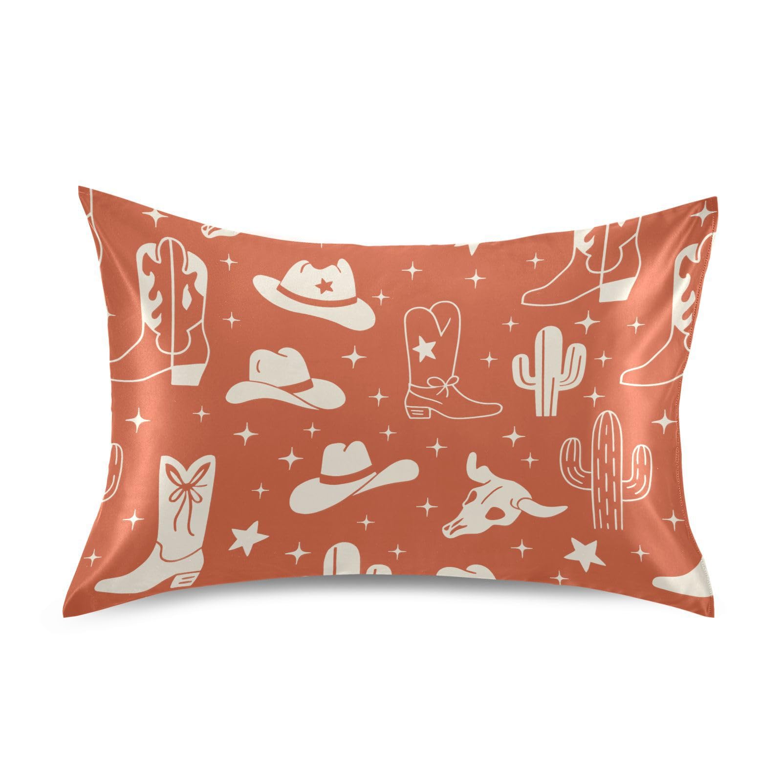 Shark Pink Print Pillow Covers Silk Pillowcase for Hair and Skin Soft and Smooth Cooling Satin Pillowcase Standard Size Pillow Case for Hot Sleepers, Night Sweats Women Bed (20x26 Inch)