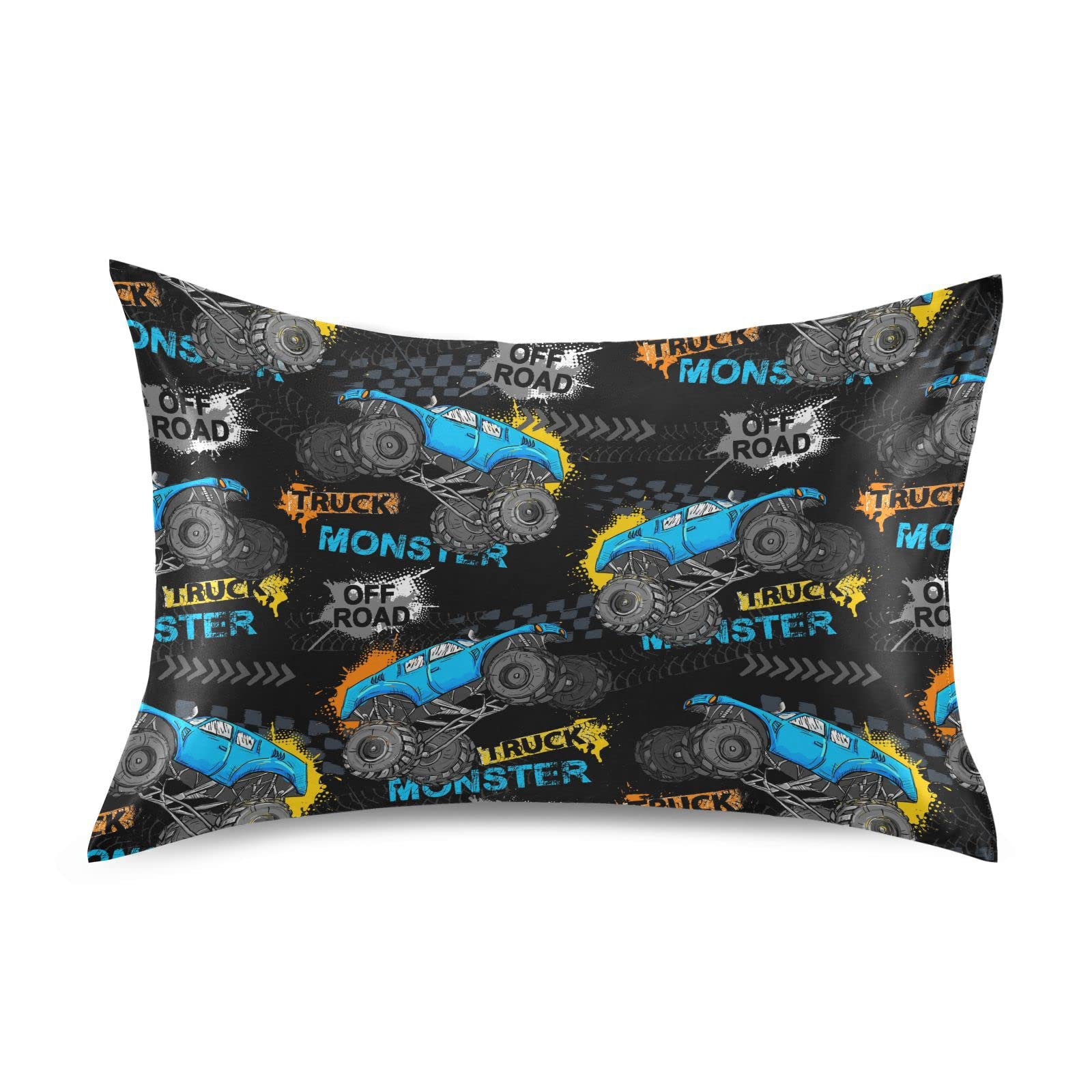 White Sharks Silhouettes Pillow Covers Silk Pillowcase for Hair and Skin with Envelope Closure Satin Pillowcase Standard Size Pillow Case for Bedroom Bed Sleeping Women (20x26 Inch)