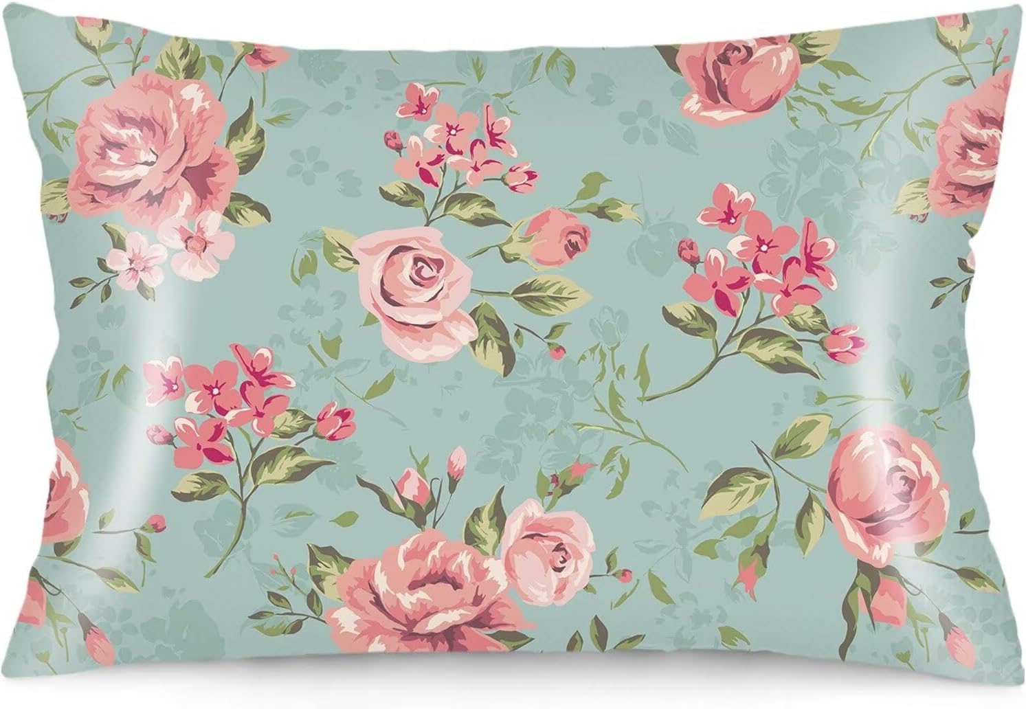 Silk Satin Pillowcase for Hair and Skin,Galaxy Throw Pillow Cover Queen Size Pillowcases Envelope Closure,Outer Space Nebula Universe Star Night Starry Sky Soft Bed Cushion Covers for Women,20"x30"