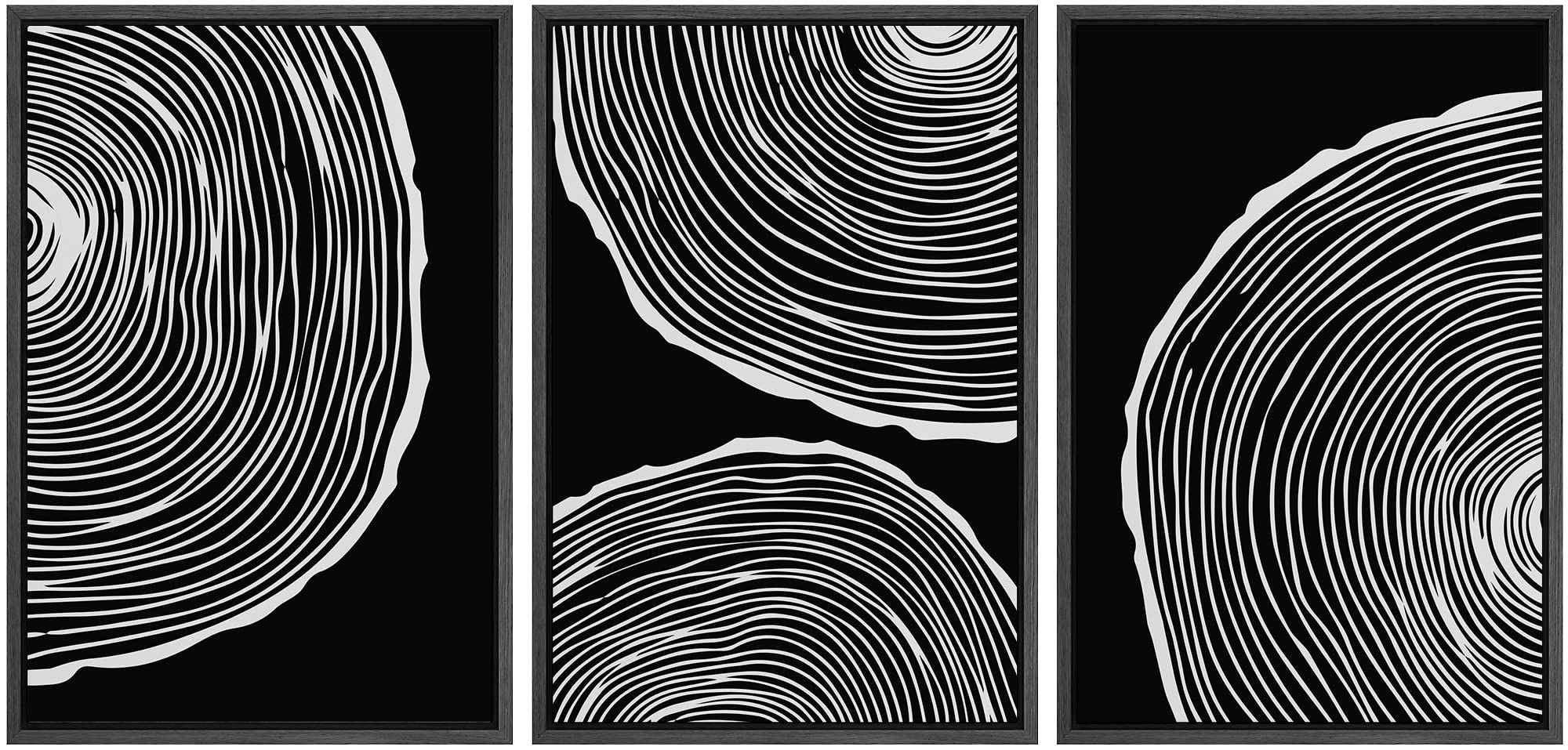 SIGNLEADER Framed Canvas Print Wall Art Set Soft Abstract Beige and Taupe Minimalist Texture Illustrations Boho Decorative for Living Room, Bedroom, Office - 16"x24"x3 NATURAL